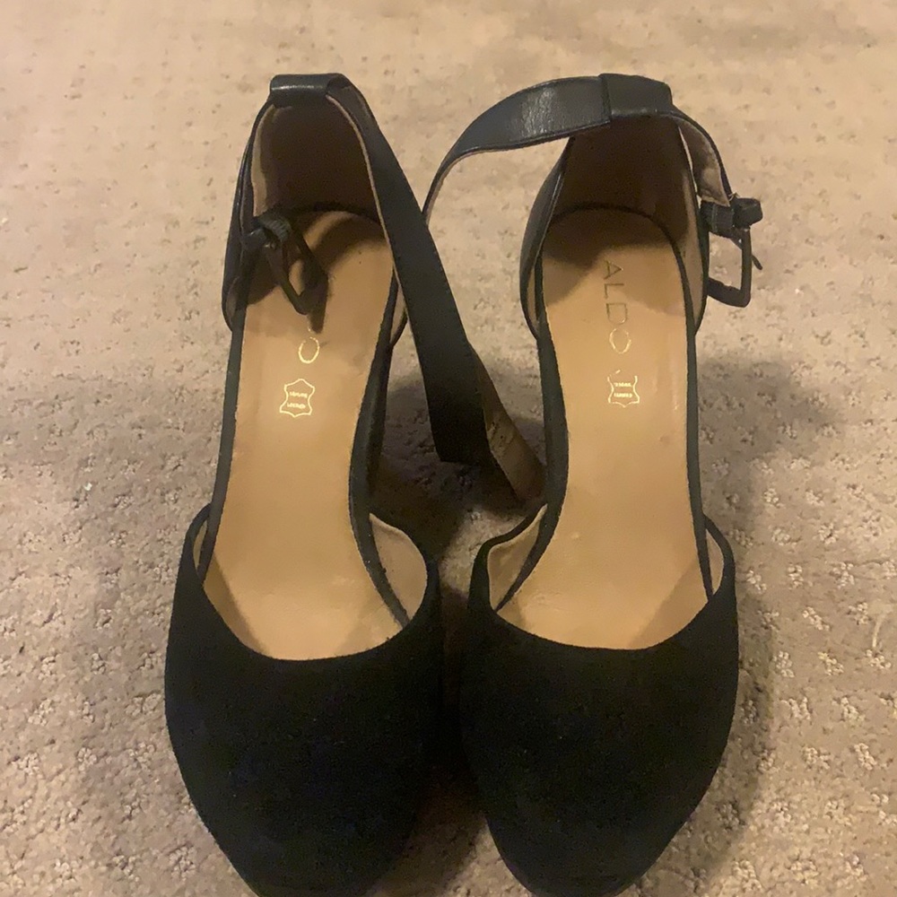 Wedged heels - Aldo, Black, size 8